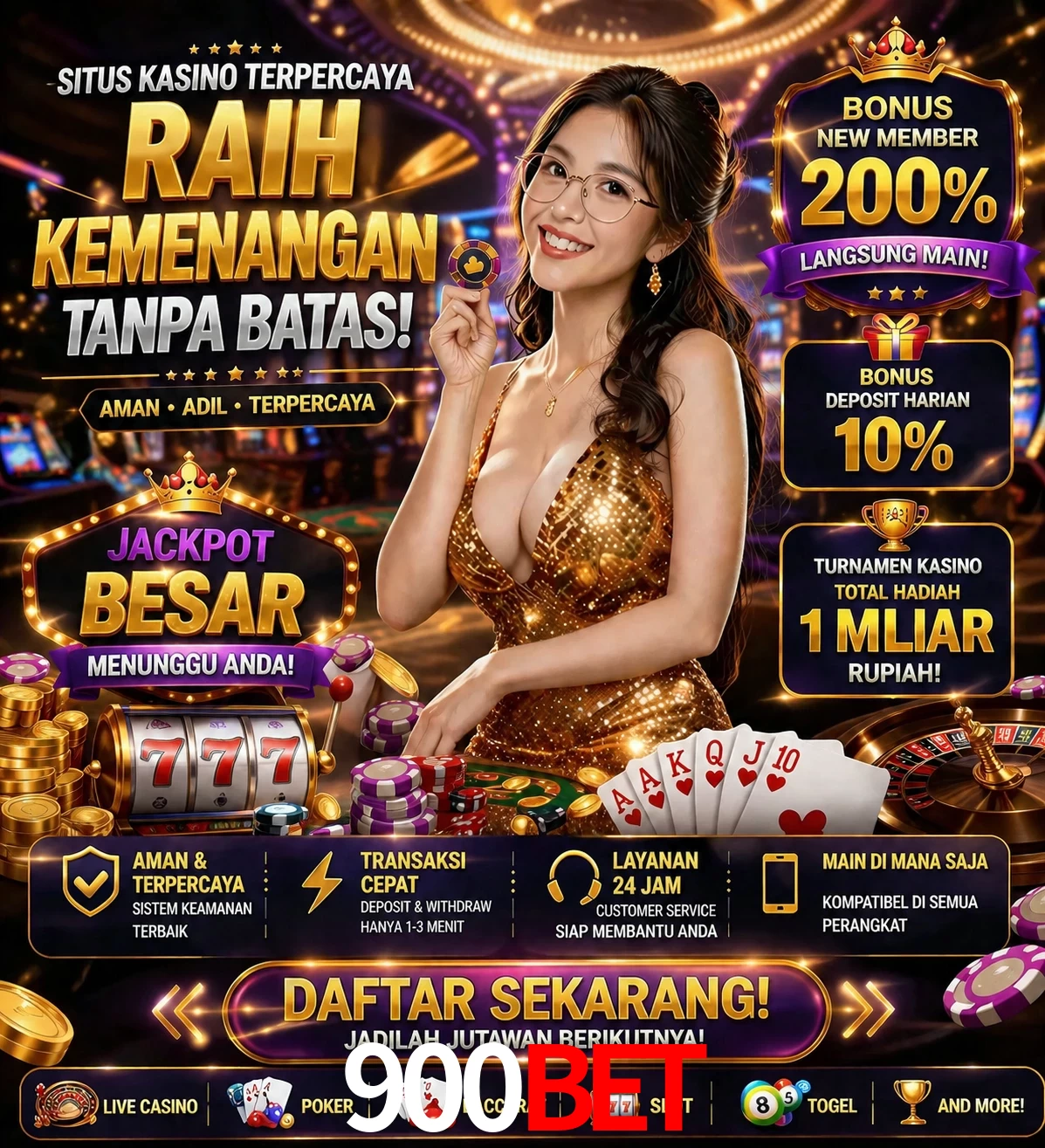 Roleta e blackjack 900Bet